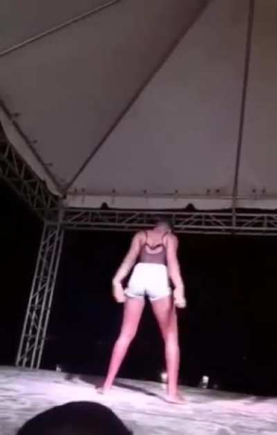 Twerking a little too hard