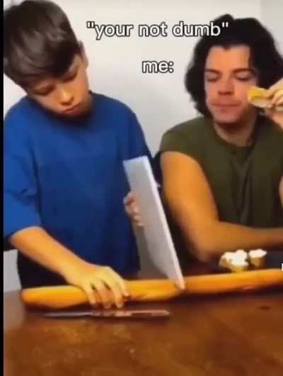 He's not dumb
