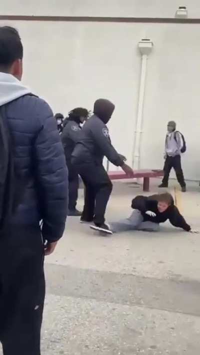 Highschool fight ends with female aggressor being stabbed