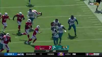 [Highlight] Jamal Agnew’s 109 yard return touchdown of a missed field goal