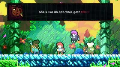 I duplicated the English dialogue file, sat down at my laptop for like 15 minutes, and went through all of Badeline's dialogue so she could say 