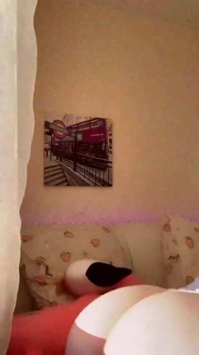 Adorable Reveal Before Spanking Her Ass