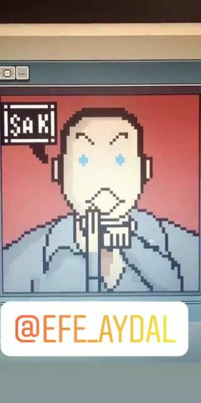 Pixelart öğrenmeye çalışıyorum bunu yaptim aq ahsbsjdb