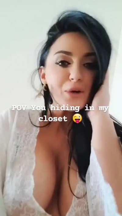 wanna hide in my dresser until he's gone ? 😋