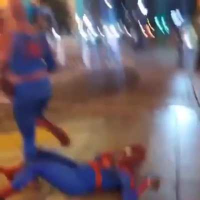 Spiderman what is you doing?