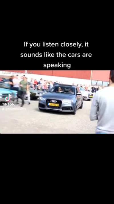 If you listen closely when someone revs their engine, you can hear hidden messages