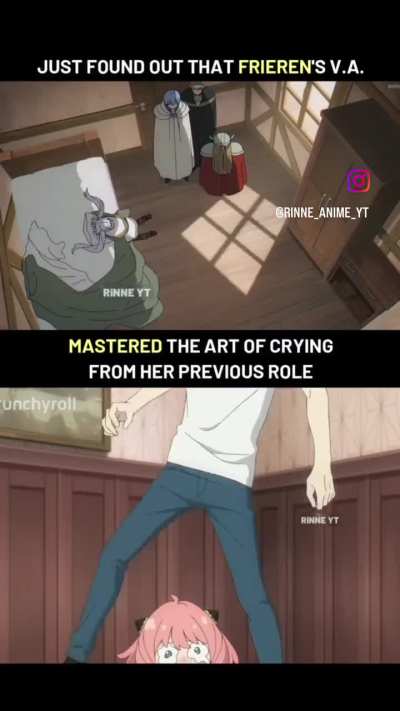 She mastered the art of crying