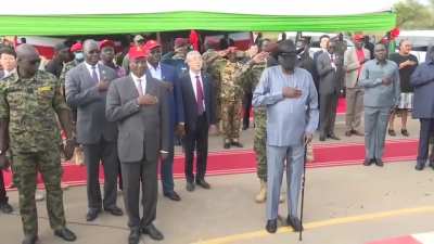 South Sudan president Salva Kiir urinated on himself in public