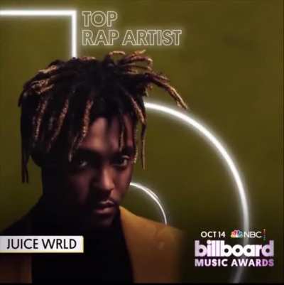 Juice has been nominated for Top Rap Artist & Top Rap Album this year
