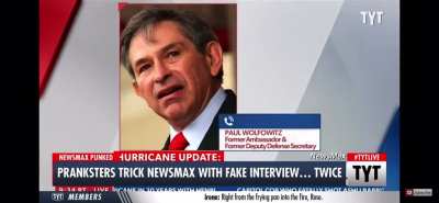 Newsmax trolled by the perfect troll. They don’t know what to do.