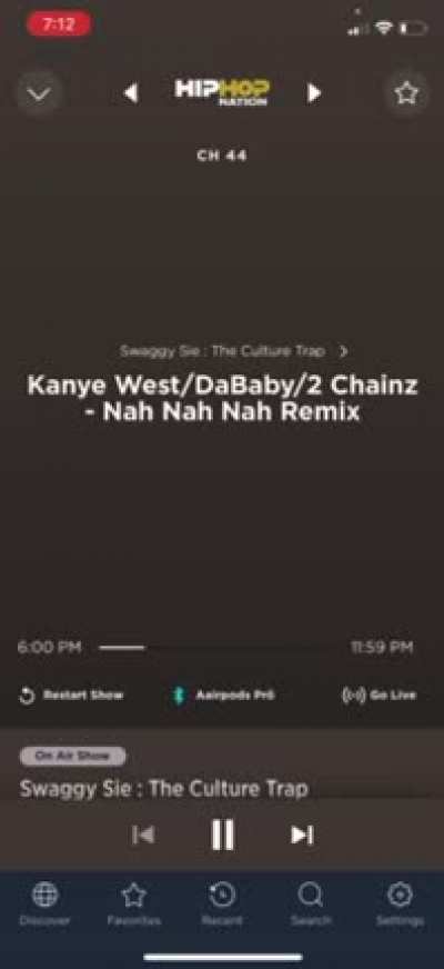 [FRESH] Kanye West - NAH NAH NAH (Sirius XM Remix) feat. DaBaby and 2 Chainz