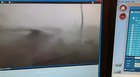 B787 moves and hit A350 at Doha due to 61 kts gusting wind - caught on CCTV