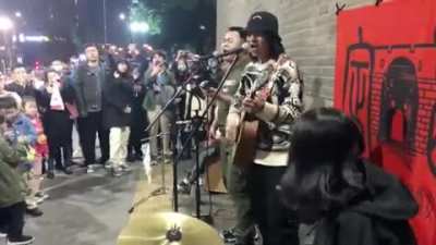 Some random Chinese street performance