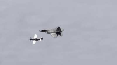 Heritage Pass with P-51 Mustang and F-22 Raptor