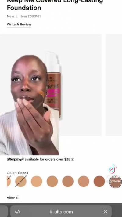 What colour-blind employee willingly sent that to her as a pr package?