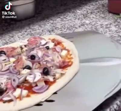 One way to make a pizza