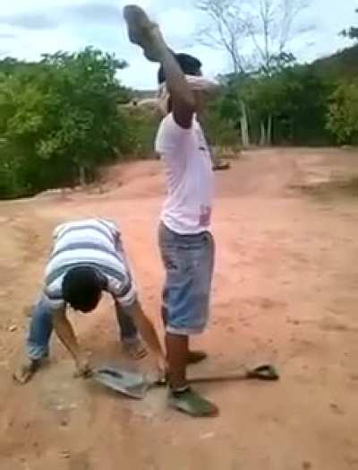 Trusting his friend