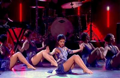 Leggy and barefoot too