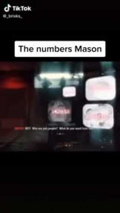 The numbers mason