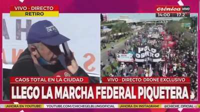 Piquetero ex votante de Alberto decide cambiar el voto para Milei