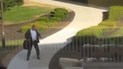 A fight with a goose