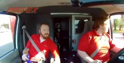 Ambulance crew caught in the middle of gunfire in Chicago