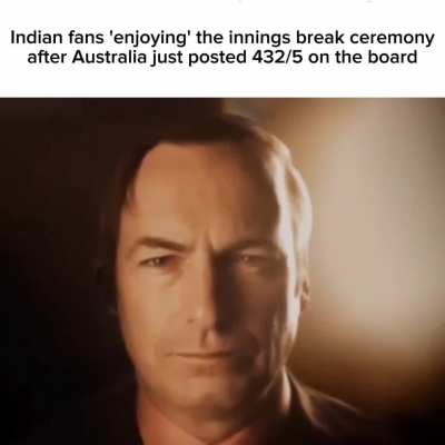 Title is enjoying innings break ceremony 