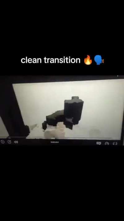 Not often you see a transition this clean