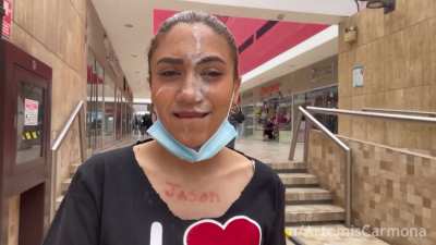 Public Facial Showoff!