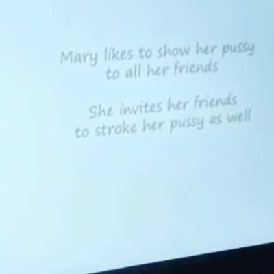 Mary loves her pussy