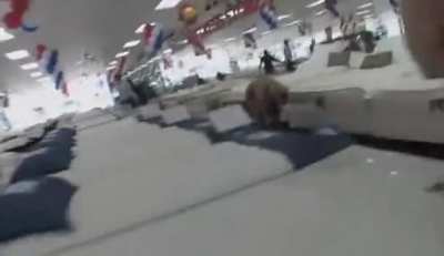 Pornstars Fuck On A Mattress At A Mattress Store And Get Caught. They Make A Daring Escape