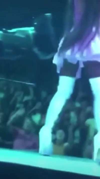 Shaking her ass for the audience pt.1