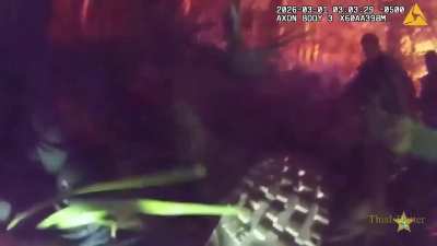 Body cam shows St. Johns County deputies pulling driver away from fiery crash
