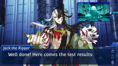 Jack the Ripper (FGO) saying incorrect Jack the Ripper (MGR:R) quotes