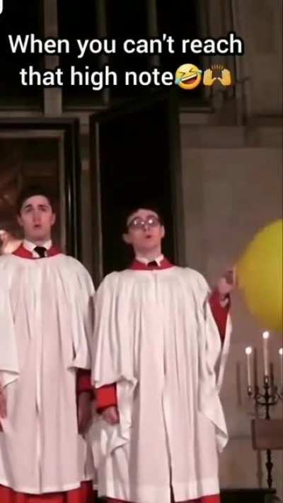 When you can't reach that high note