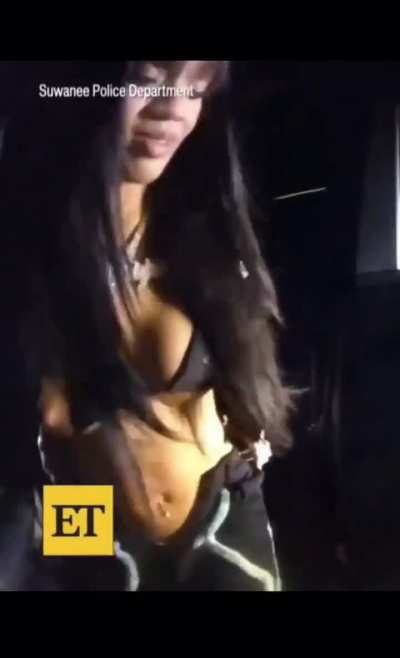 Had ha whole titty out and pants unbuttoned 
