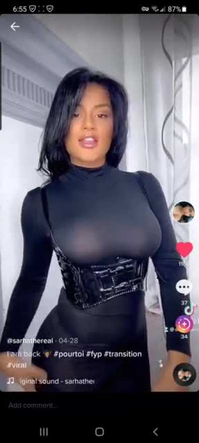 sarhathereal outfit transition