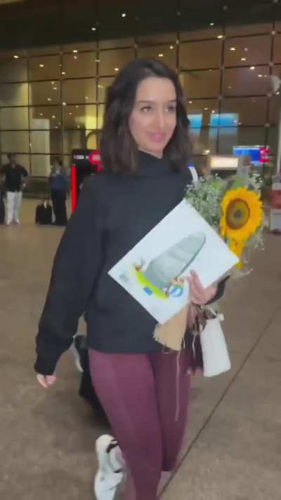 at the airport