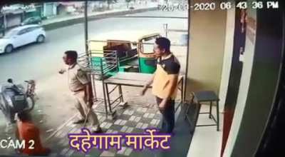 Wrong day to wear your orange shirt.