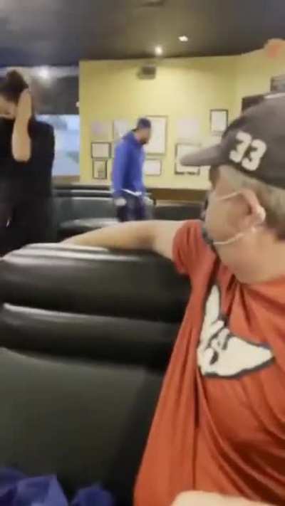 Anti-masker gets punched in the face after shoving fellow customer during angry tirade