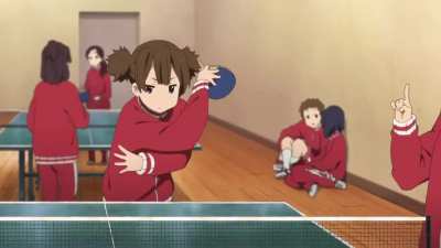 Jun is a cool ping pong playin' girl