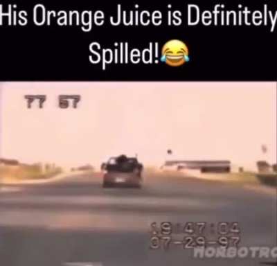 Moldy orange juice
