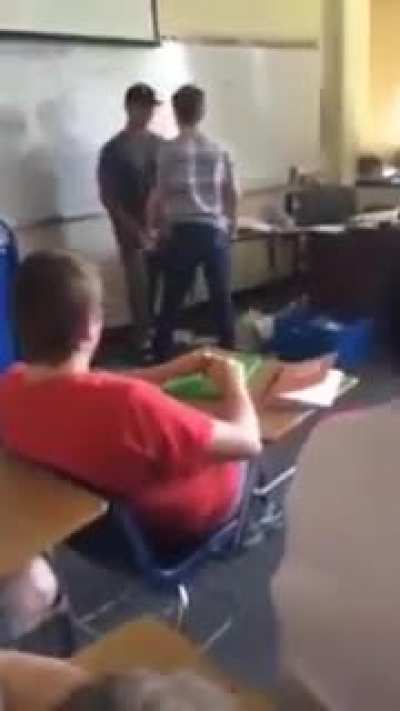 Classroom bully gets what he deserves.