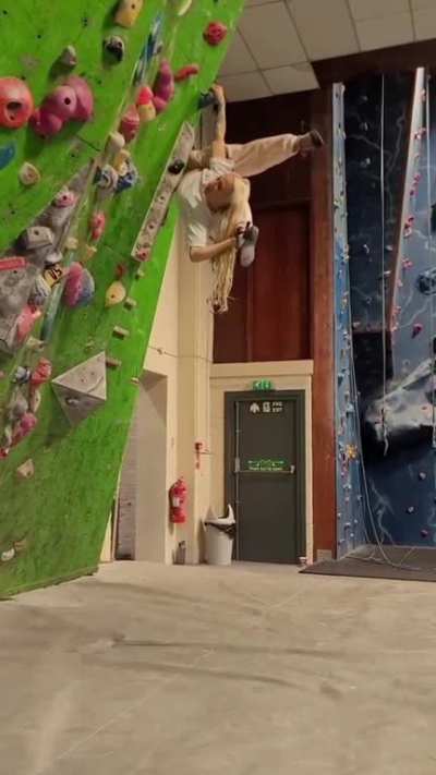 Showing Poise in Being Strong and Acrobatic