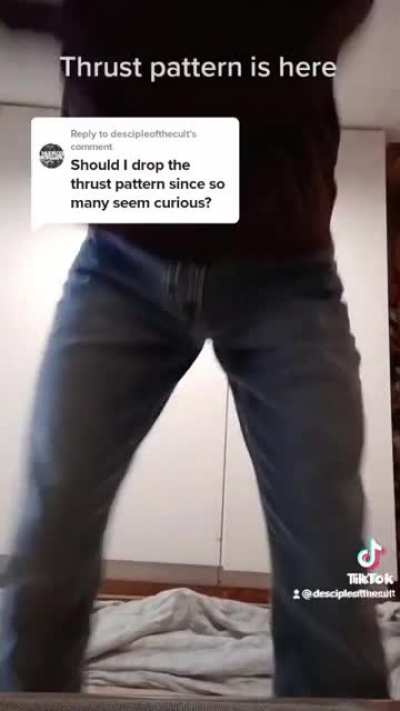 Cbat-guy posted how he thrusts to the song