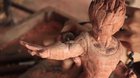 Me carving Majin Vegeta out of wood (special wooden flame version)