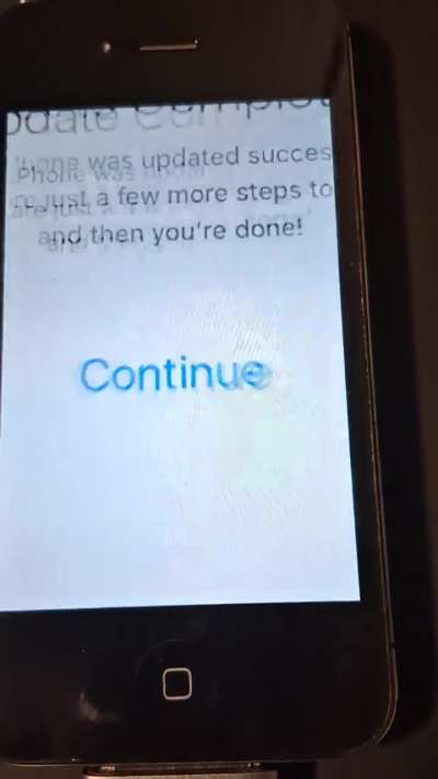 It worked before all I did was restore it