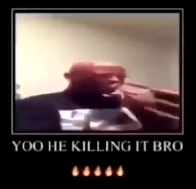 Look at him go