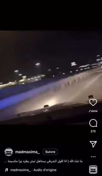This cop attempting a pit manoeuver in traffic.