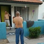 Never test a man with a bat